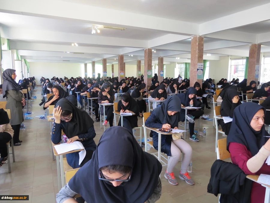 برگزاری آزمون کنکور و آزمون استخدامی در آموزشکده فنی و حرفه ای دختران خوی 2