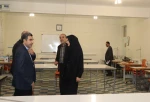 بازدید نماینده مردم شهرستانهای خوی و چایپاره در مجلس شورای اسلامی و ریاست دانشگاه فنی و حرفه ای استان آذربایجان غربی از آموزشکده فنی و حرفه ای دختران خوی  2