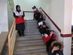 برگزاری مانور زلزله در خوابگاه دانشجویی آموزشکده فنی و حرفه ای دختران خوی 2