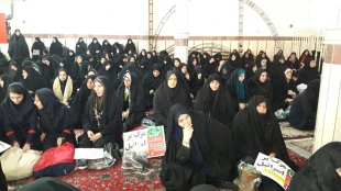 برگزاری مراسم گرامیداشت حماسه 9 دی در حسینیه شیخ نوایی خوی 2