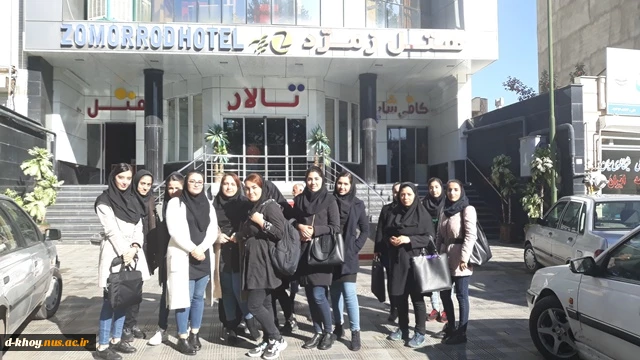 بازدید علمی دانشجویان رشته معماری مقطع کارشناسی از هتل زمرد و هتل ثمین شهرستان خوی 3