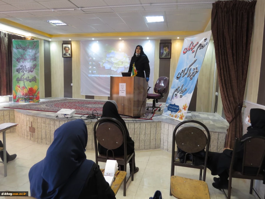 برگزاری کارگاه آموزشی سمیاد ( سامانه مدیریت یادگیری الکترونیکی دانشگاه ) برای اساتید آموزشکده فنی و حرفه ای دختران خوی  3