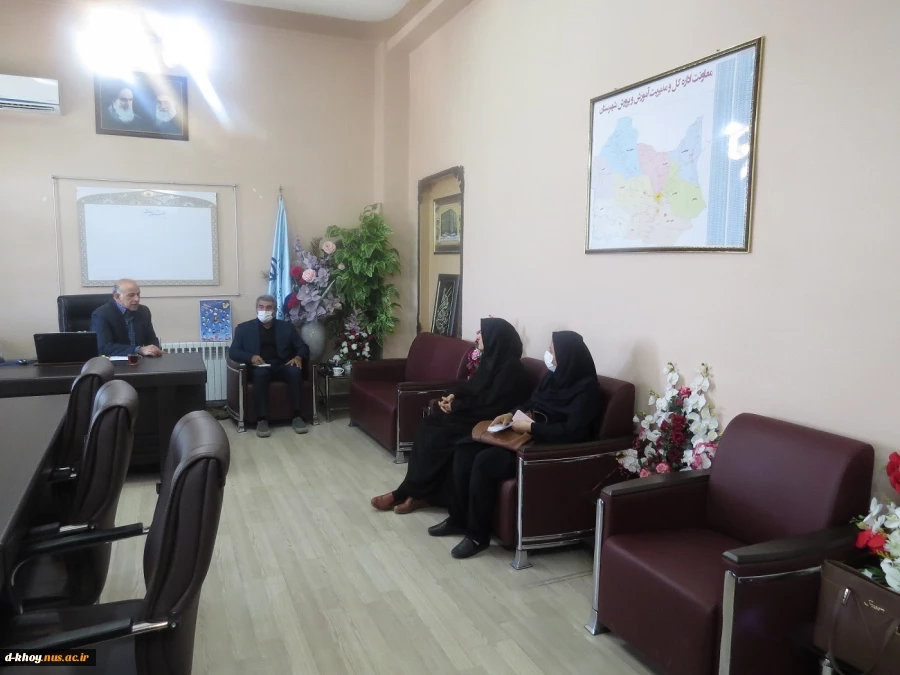 دیدار مسئولین آموزشکده فنی و حرفه ای دختران خوی و آموزش و پرورش شهرستان خوی در خصوص جذب حداکثری دانشجو 2