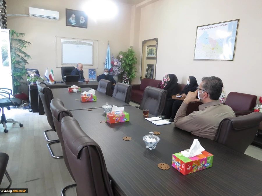 دیدار مسئولین آموزشکده فنی و حرفه ای دختران خوی و آموزش و پرورش شهرستان خوی در خصوص جذب حداکثری دانشجو 3