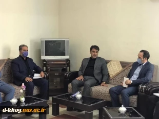 حضور نماینده محترم مردم شریف شهرستانهای خوی و چایپاره در مجلس شورای اسلامی و ریاست محترم دانشگاه فنی و حرفه ای استان آذربایجان غربی در آموزشکده فنی و حرفه ای دختران خوی 3
