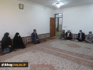 دیدار ریاست محترم آموزشکده سرکار خانم دکتر حسین زاده و جمعی از مسئولین این مرکز با امام جمعه شهرستان خوی 2