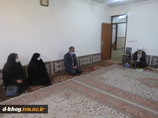 دیدار ریاست محترم آموزشکده سرکار خانم دکتر حسین زاده و جمعی از مسئولین این مرکز با امام جمعه شهرستان خوی 3
