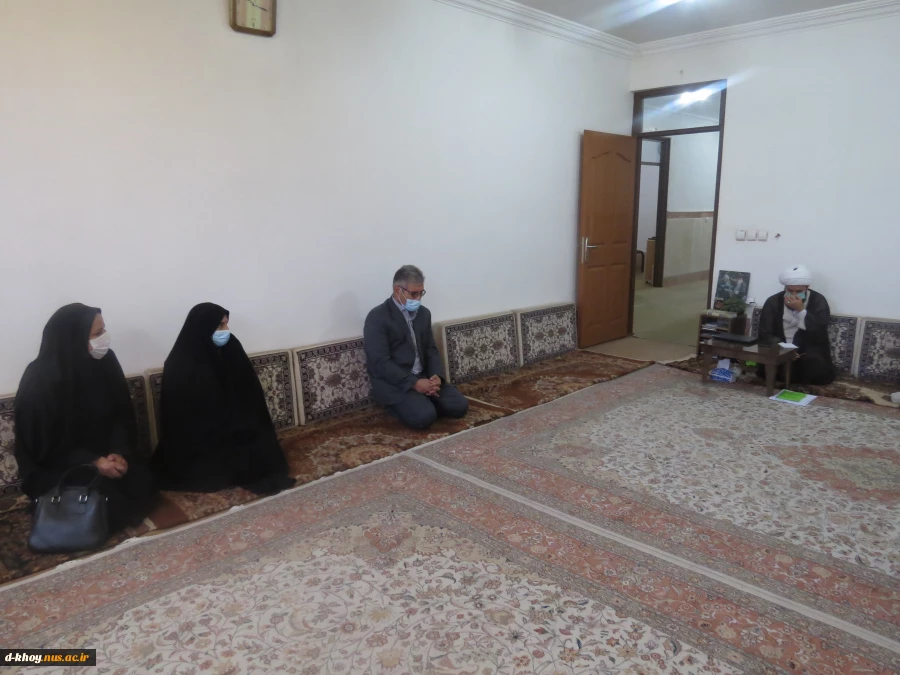دیدار ریاست محترم آموزشکده سرکار خانم دکتر حسین زاده و جمعی از مسئولین این مرکز با امام جمعه شهرستان خوی 3