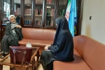 دیدار سرپرست آموزشکده فنی و حرفه ای دختران خوی با رییس دادگستری شهرستان خوی 2
