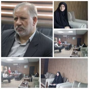 دیدار سرپرست آموزشکده دختران خوی با فرماندار خوی 2
