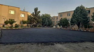 ادامه عملیات بهسازی محوطه آموزشکده دختران خوی 3