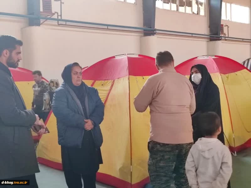 بازدید تیم مشاوران جهادی اعزامی ستاد مرکزی دانشگاه فنی و حرفه‌ای کشور از مناطق زلزله زده خوی 8