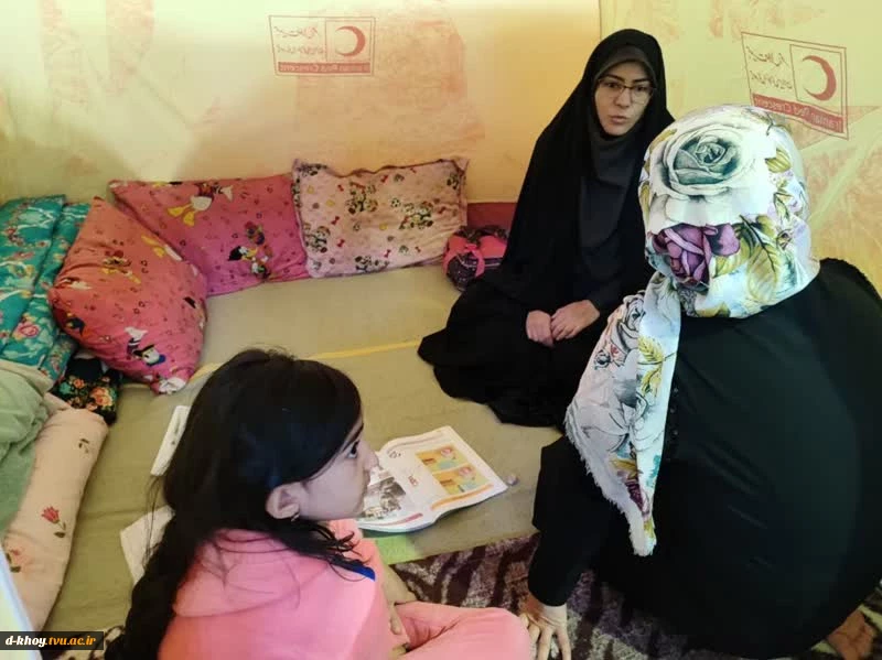 بازدید تیم مشاوران جهادی اعزامی ستاد مرکزی دانشگاه فنی و حرفه‌ای کشور از مناطق زلزله زده خوی 10