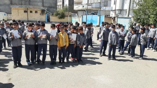 گرامیداشت روز معلم در مدارس شهرستان خوی 9