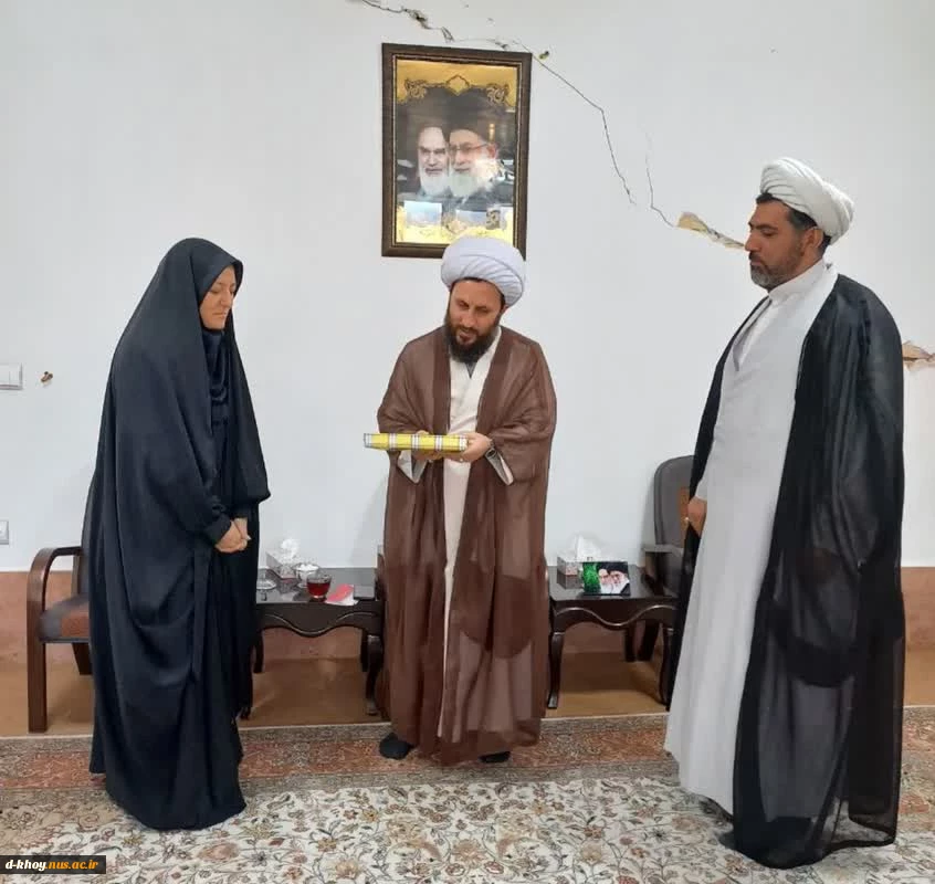 دیدار ریاست آموزشکده دختران خوی با امام جمعه محترم شهرستان خوی 3