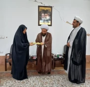 دیدار ریاست آموزشکده دختران خوی با امام جمعه محترم شهرستان خوی 3