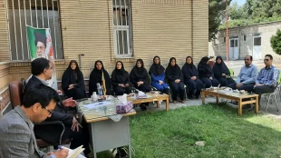 نشست صمیمی رئیس دانشگاه فنی و حرفه‌ای استان آذربایجان غربی با کارکنان آموزشکده دختران خوی 6
