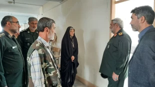 بازدید سرزده فرمانده سپاه پاسداران شهرستان از روند بازسازی آموزشکده دختران خوی 3