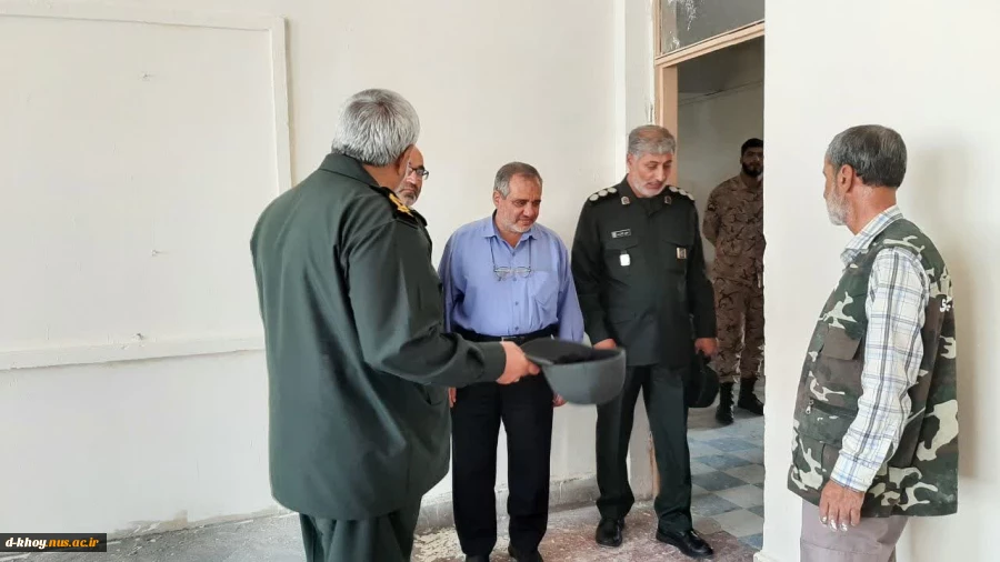 بازدید سرزده فرمانده سپاه پاسداران شهرستان از روند بازسازی آموزشکده دختران خوی 6
