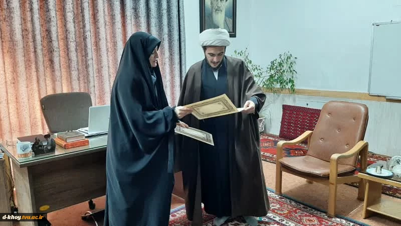 دیدار با رؤسای حوزه های علمیه نمازی و امام خمینی(ره) شهرستان خوی 3